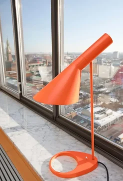 AJ bordlampe, electric orange