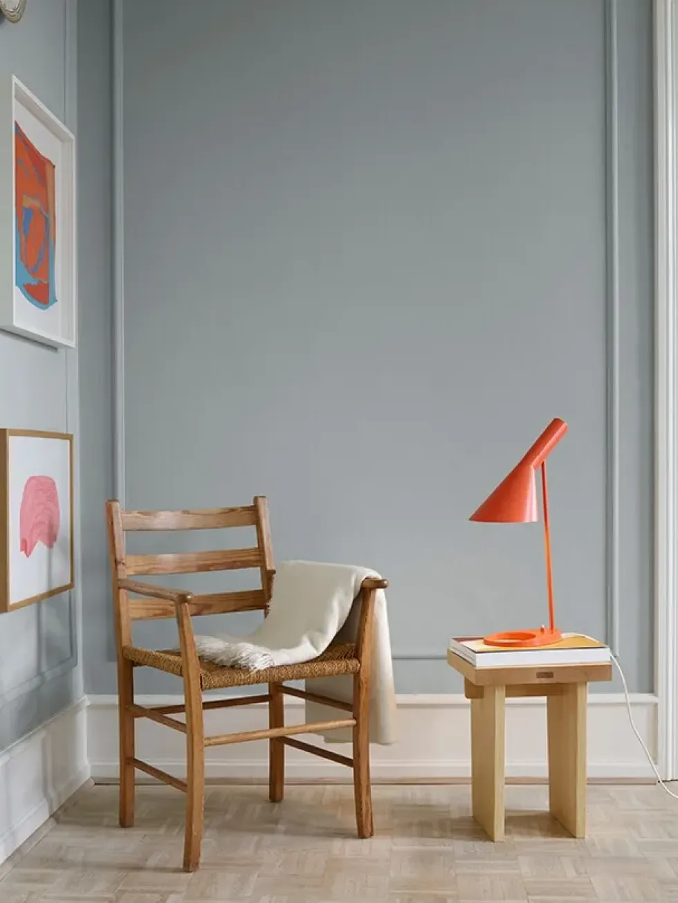 AJ bordlampe, electric orange