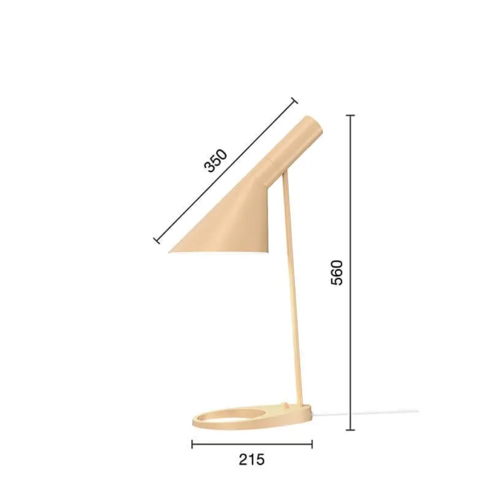 AJ bordlampe, sand