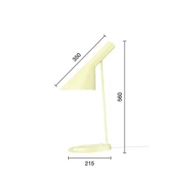 AJ bordlampe, soft lemon