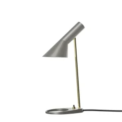 AJ Mini bordlampe, grå/messing