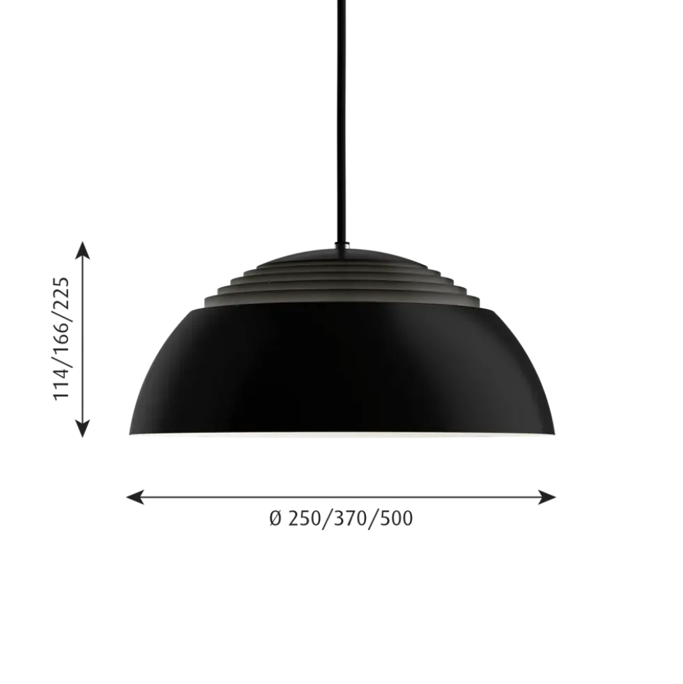 AJ Royal pendel Ø500, sort