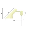 AJ væglampe, soft lemon