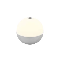 Alba Light Ball batterilampe / bordlampe, krom (2 stk.)