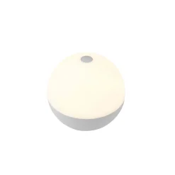 Alba Light Ball batterilampe / bordlampe, shiny hvid (2 stk.)