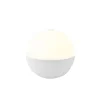 Alba Light Ball batterilampe / bordlampe, shiny hvid (1 stk.)
