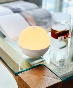 Alba Light Ball batterilampe / bordlampe, shiny hvid (1 stk.)