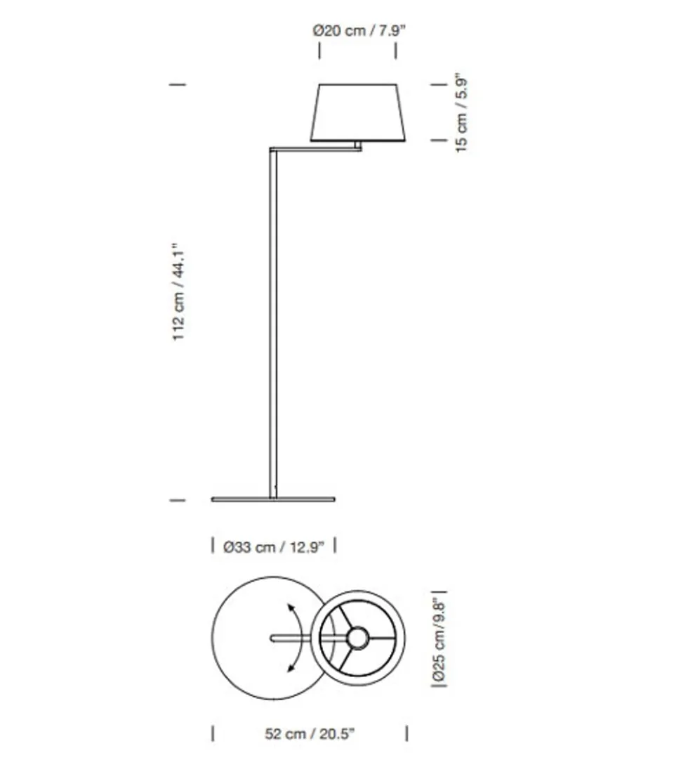 AMERICANA Bordlampe