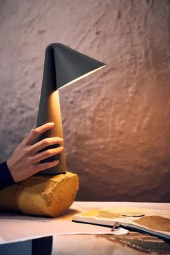 Ami Portable batterilampe / bordlampe, olive stone