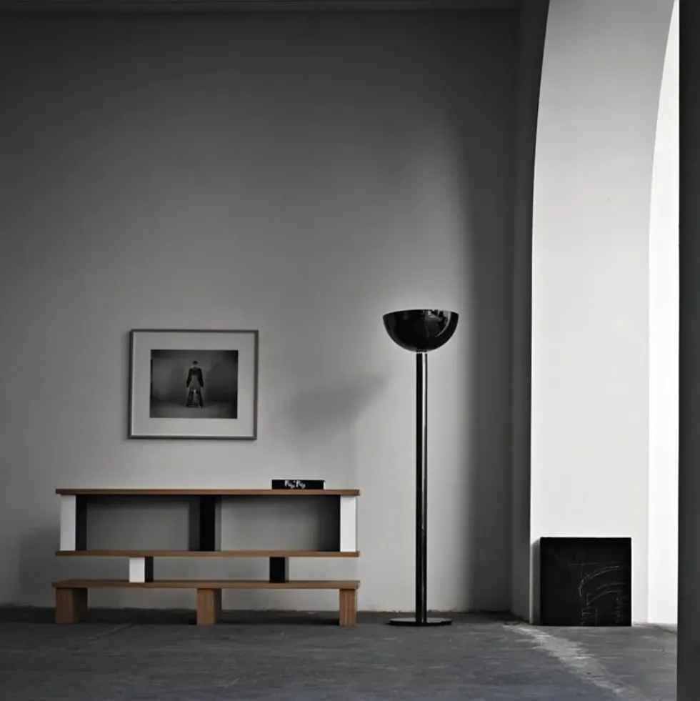AM2Z gulvlampe, krom