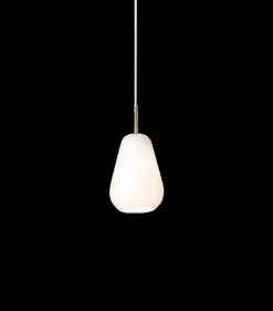 Anoli 1 pendel small, nordic guld/opal