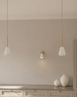 Anoli Spot pendel, nordic guld/hvid