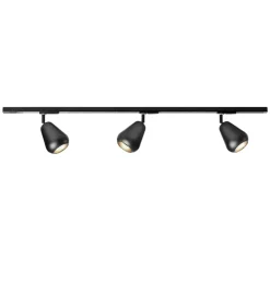 Anoli Spot til skinne, sort loftlampe