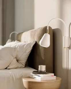 Anoli Spot væglampe, nordic guld/hvid