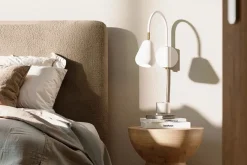 Anoli Spot væglampe, nordic guld/hvid