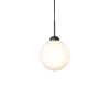 Apiales 1 Large pendel, satin sort/opal