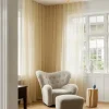 Apiales 9 loftlampe, børstet messing/optic guld glas