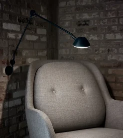AQ01 væglampe, sort