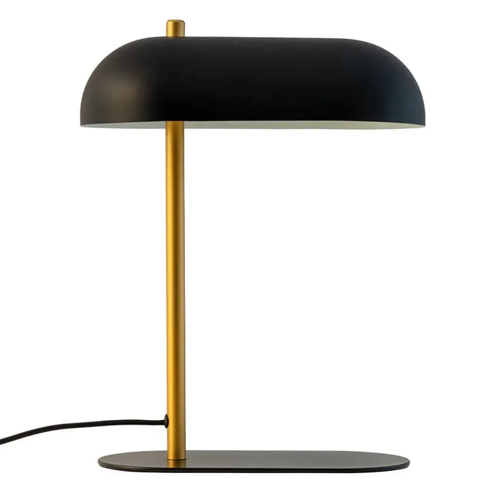 Arch bordlampe, mat sort/messing