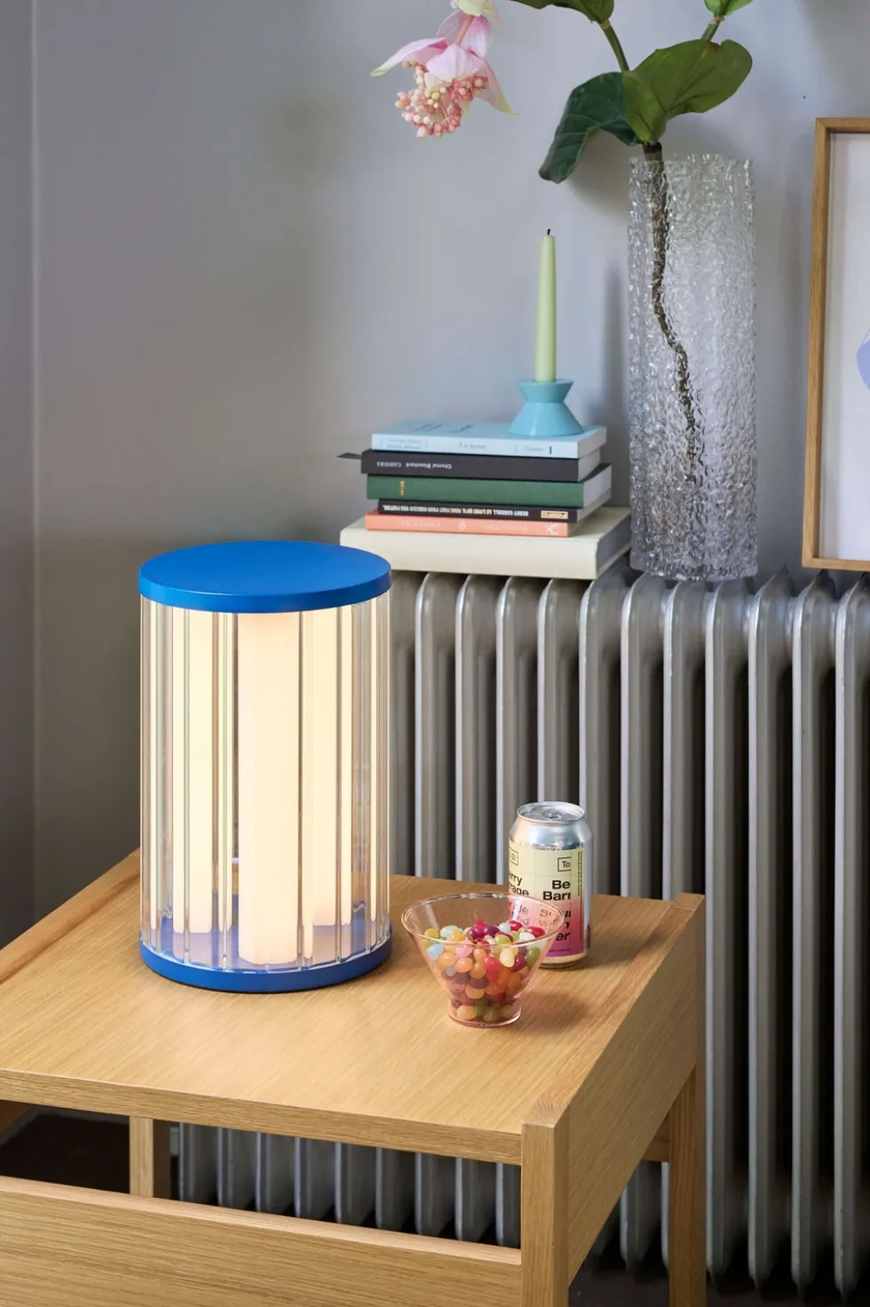 Aru bordlampe, blå