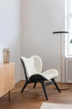 Asteria gulvlampe, sort/messing