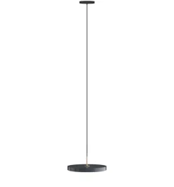 Asteria medium pendel, antrasit/messing