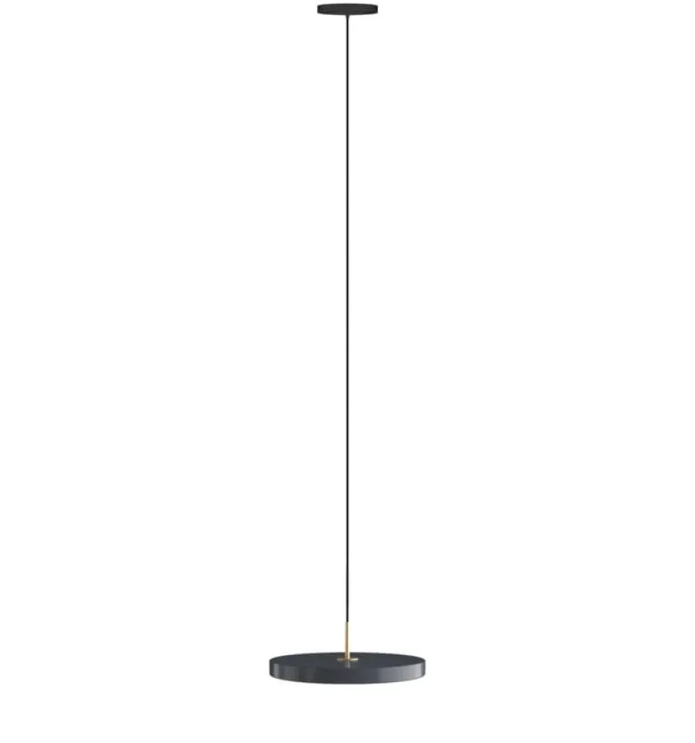 Asteria medium pendel, antrasit/messing