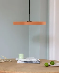 Asteria medium pendel, orange/sort
