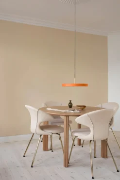Asteria medium pendel, orange/messing