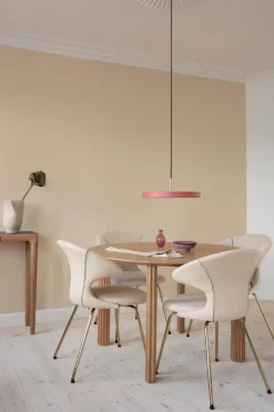 Asteria medium pendel, rose/messing