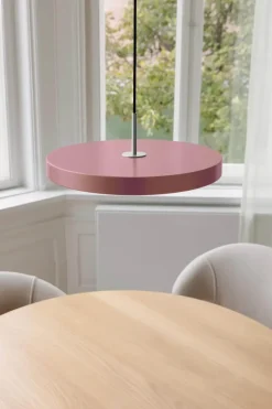 Asteria medium pendel, rose/stål
