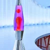 Astro Baby lavalampe, sølv/violet med rød lava