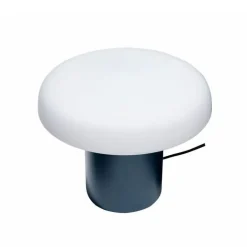 Ateliers bordlampe, mørkeblå/hvid