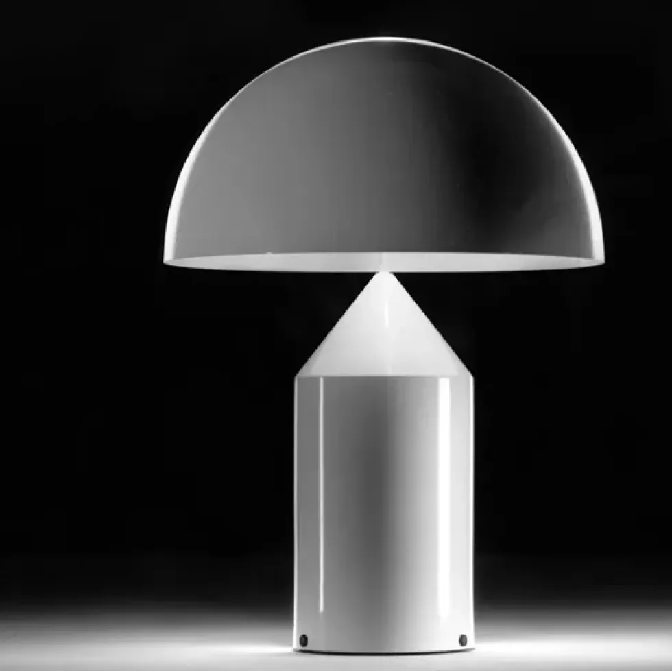 Atollo 233 bordlampe, hvid