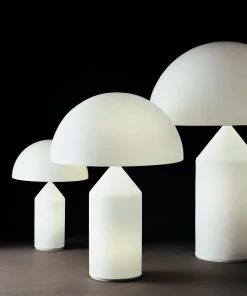 Atollo 236 bordlampe, opal
