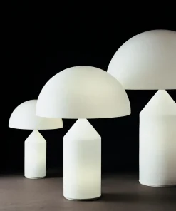 Atollo 237 bordlampe, opal