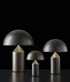 Atollo 233 bordlampe, satin bronze