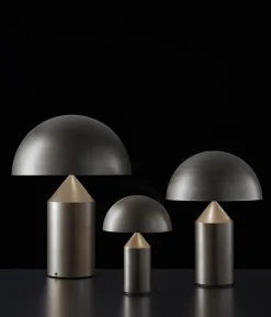Atollo 238 bordlampe, satin bronze