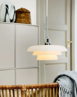 Ava pendel D31, opal/krom