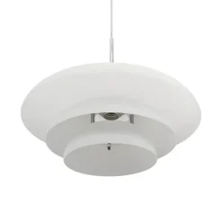 Ava pendel D40, opal/krom