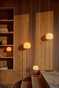 Ball Glass bordlampe, amber