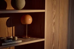 Ball Glass bordlampe, amber