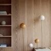 Ball Glass bordlampe, sand grey