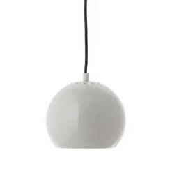 Ball pendel Ø18, blank grå (limited)
