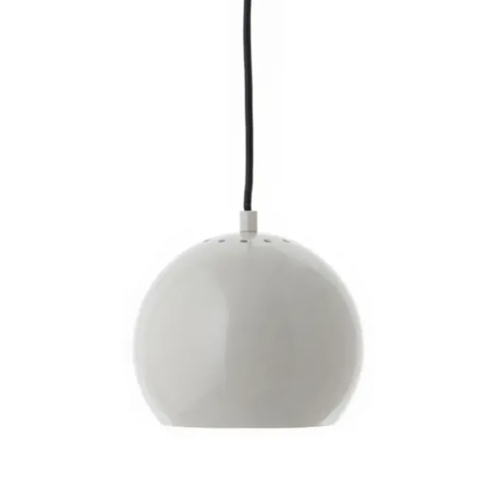 Ball pendel Ø18, blank grå (limited)
