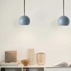 Ball Pendel Ø18, mat citadel blue