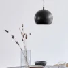 Ball Pendel Ø18, mat sort