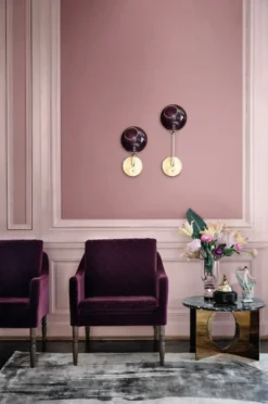 Ballroom The Wall 37 væglampe, purple