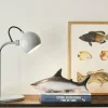 Ball Single bordlampe, blank pale grey
