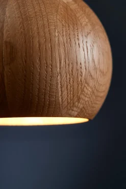Ball Wood pendel Ø12, eg